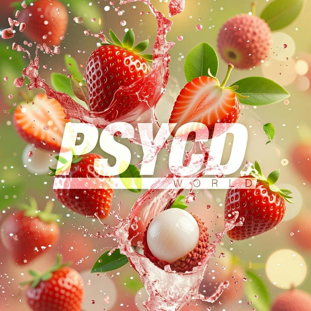 PSYCD STRAWBERRY LYCHEE GUMMIES (10 PCS)